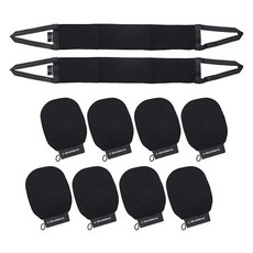 Ttareu Mani 低刺激去角質手套 4入 + 去角質巾組合, 5入, 單一顏色, 2個