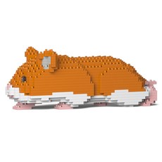 爬行倉鼠動物積木 大型 M, 1個, 棕色