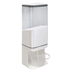 Winprice 壁掛式清潔劑分裝瓶 1500ml, 白色, 1個