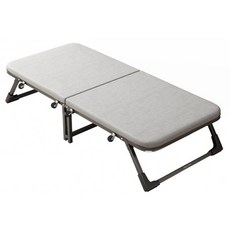 마켓플랜 접이식 이동 간이 침대, 그레이