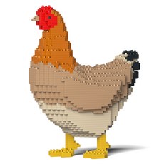 母雞動物積木 大型 M, 混合顏色