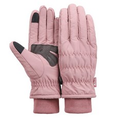 THE REDFACE 女款柔軟絎縫鋪棉手套 REEFGLW24500, 粉色, 1個