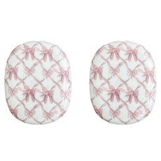 알로데 자개 광채 에어팟맥스 케이스 2p 세트, NO 29 핑크리본, 1개