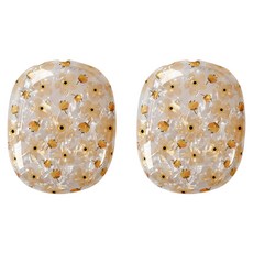 알로데 자개 광채 에어팟맥스 케이스 2p 세트, NO 23 옐로우플라워, 1개