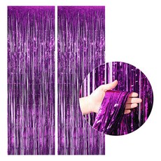 피앤비유니티 파티커튼 3m 2p, 08 유광 보라, 1개