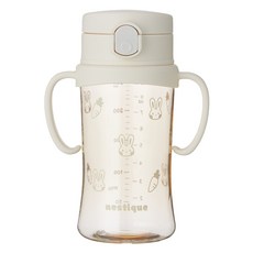 네스틱 유아용 스위치 PPSU 원터치 빨대컵, 260ml, 1개, 바닐라
