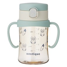 네스틱 유아용 스위치 PPSU 원터치 빨대컵, 200ml, 1개, 민트