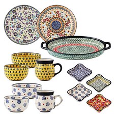 PAWIE Jallipier 實惠家用雙人餐具13件組, 1套, 混合色, 13種