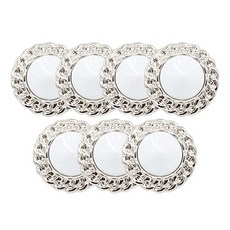 동대문단추왕 체인콤비 단추 18mm, 화이트Ni, 7개