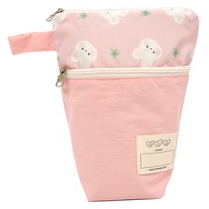 Semams 雙面防水Poki牙刷杯收納袋, 粉紅色