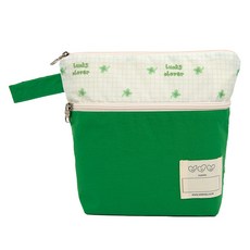 semoms 雙面防水Poki毛巾袋, 幸運草