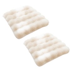 lovinglab 蓬鬆防滑毛絨坐墊 2入