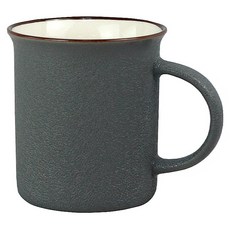 로얄보덴 엠보 머그컵 320ml, 블랙, 1개