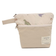 semoms 雙面防水Poki毛巾袋, 恐龍樂園