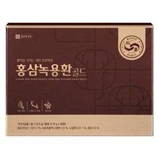 Chong Kun Dang 鍾根堂 紅蔘鹿茸丸 金裝 30入, 112.5g, 1個