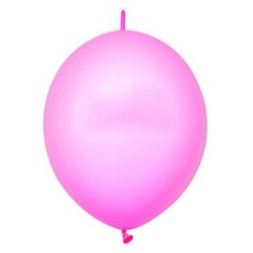 파티클럽 스탠다드 링커룬 풍선 15cm, 핑크, 100개
