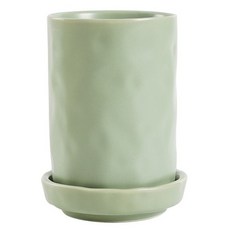 Mother Butti 易清洗瀝水陶瓷餐具筒 AE20563, 綠色, 1個