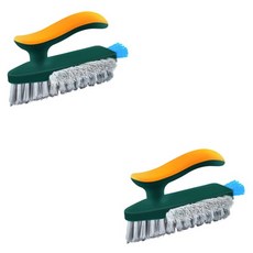 THE ZAKKA 多用途浴室縫隙清潔刷, 2個, 綠色
