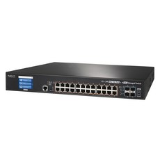 L2+ 24P 10/100/1000T Ultra POE 4埠10G SFP+ Managed POE交換器集線器, 1個, NEXT-POE3031UL2-10G