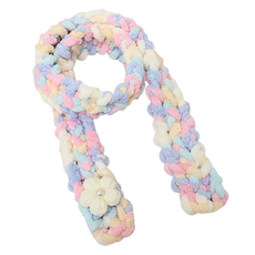 KEYMING DIY手工圍巾材料包, 1個, 混合色