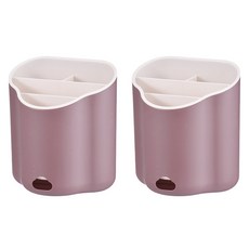 MMMII 直立式雲朵造型分格餐具筒 FM141, 紫色, 2個