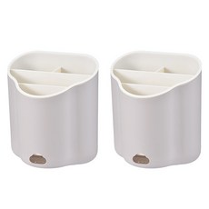 MMMII 直立式雲朵造型分隔餐具筒 FM141, 灰色, 2個