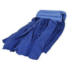 Clean Mate 複合式超細纖維拖把 布條型, 藍色, 1個