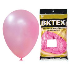 PartyClub 펄풍선 30cm 50p, 핑크, 1개