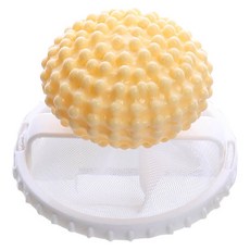 킹스로드 엉킴방지 세탁볼, 노란색, 1개