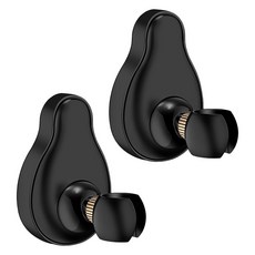 MONACO OLIVE 720度自由角度蓮蓬頭支架 2入, 黑色