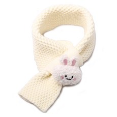 Mushu 兒童兔子針織環扣圍脖