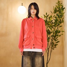 Tradclub 男女通用Berry口袋毛巾布開襟衫