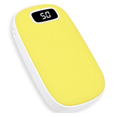 이탑 디지털 손난로 보조배터리, 18650 5000mAh, 스위트 레몬, 이탑 디지털손난로 스위트레몬_옐로우