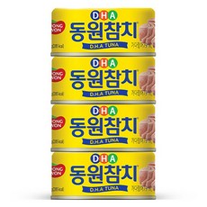 동원참치 DHA 통조림, 135g, 4개