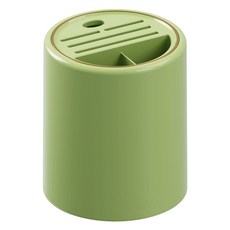 아메리칸로드 360도 회전형 다용도 물빠짐 수저통 YK006, 그린, 1개