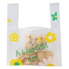 모아픽 플라워 쇼핑 봉투, 혼합색상, 1개