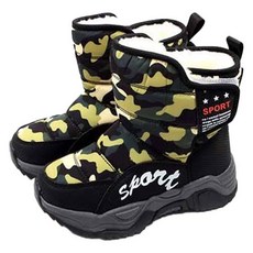 童款印花保暖內刷毛雪靴 BW076