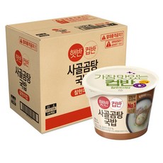 HETBAHNCUPBAHN 即食牛骨湯飯, 166g, 24個