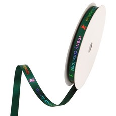 包裝網 聖誕緞帶 S RB-GN09225, 西瓜+彩虹, 22.5m, 1個