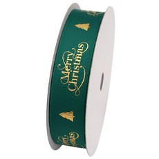 包裝網 聖誕緞帶 G CLL-25009, 紅色+綠色+白色, 1個, 9m