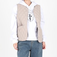 마켓에이 여성용 리온 퀄팅 패딩 조끼 O24FW3-A1374