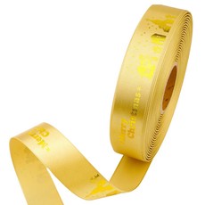 Pojangnet 聖誕緞帶 S CMT-GD25225, 22.5m, 1個, 黃金色+金色