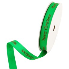 包裝網 聖誕緞帶 G WL-GN16225, 紅色+綠色, 22.5m, 1個