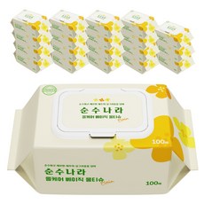 Soonsunara 全方位護理基本款濕紙巾 掀蓋型, 20個, 100張, 40g