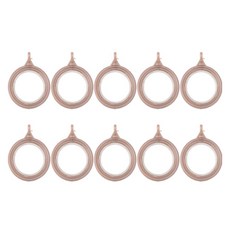 피피홈리빙 압축봉 커튼링 내경 33mm, 로즈골드, 10개