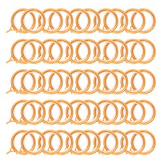 PP居家生活 浴室浴簾掛環 內徑35mm, 50個, 金色