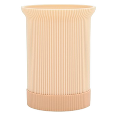 American Road 簡約線條塑膠瀝水餐具筒 RK2265, 粉紅色, 1個