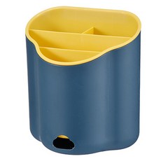 Mother Btti 可壁掛式多功能瀝水餐具筒 AE20590, 藍色, 1個