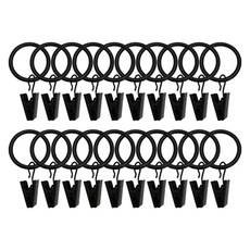 Pp Home Living窗簾桿環夾內徑45mm*外徑4cm, 銀, 20個