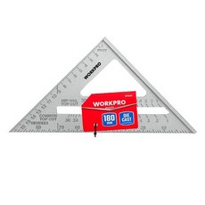 WORKPRO 三角尺 180mm WP264011, 1個